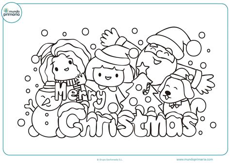 dibujos de navidad para colorear e imprimir grandes|regalos para colorear de navidad.